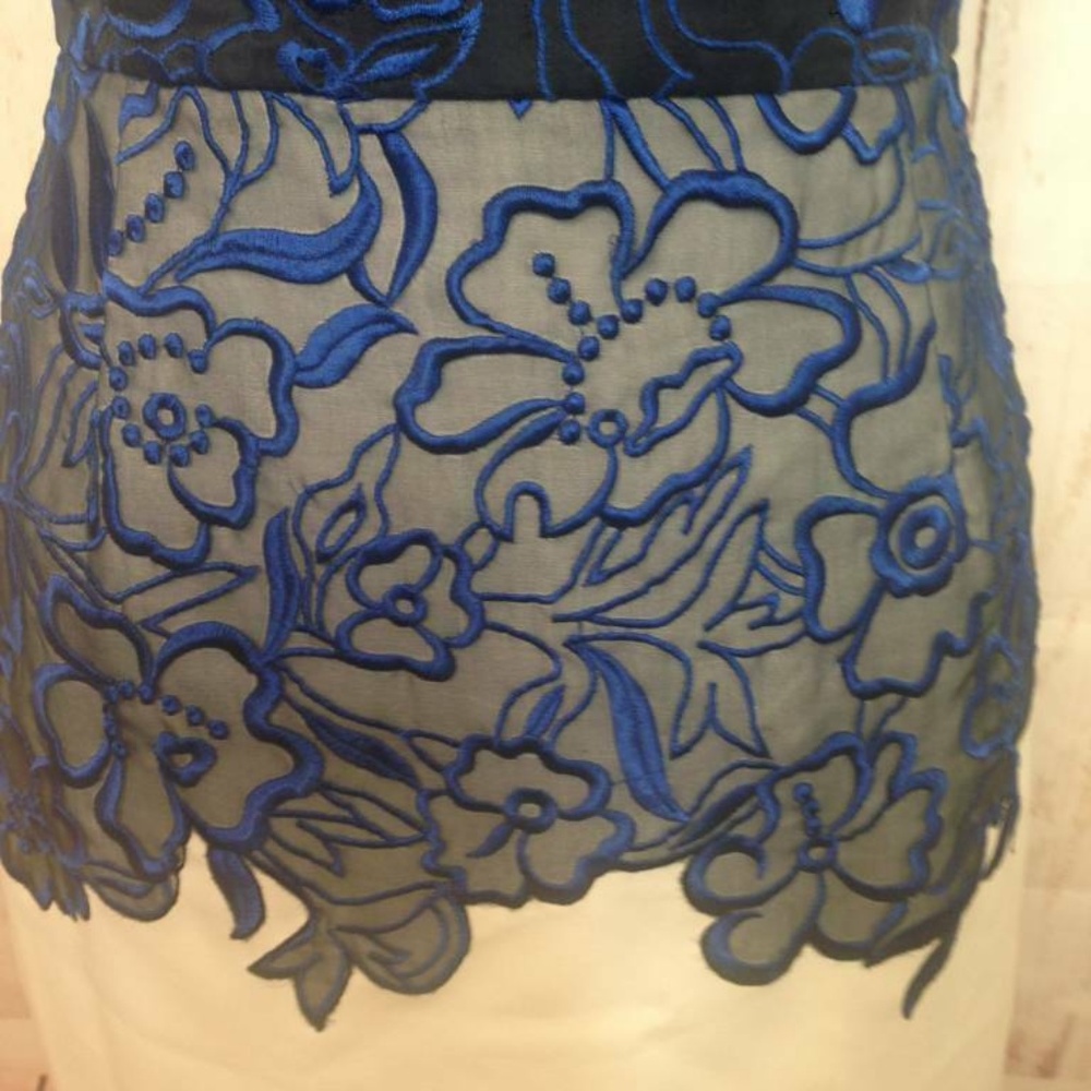 Anthropologie Sachin & Babi Noir Blue White Dress - Picture 8 of 8